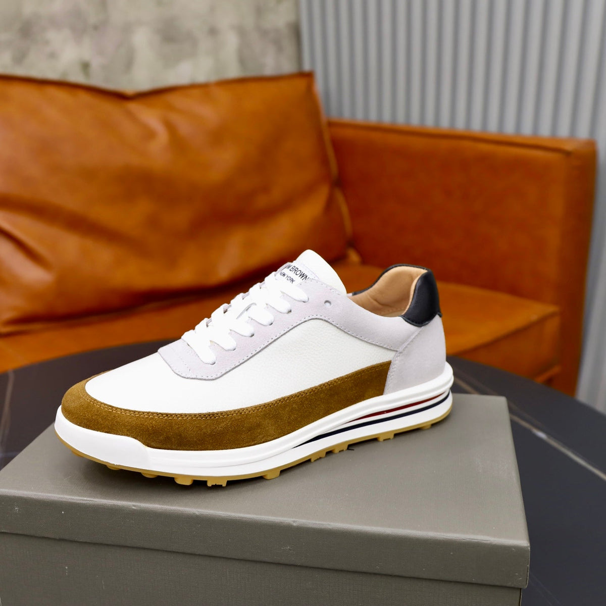 Premium Leather Sneaker — Lace-Up Derby Edition