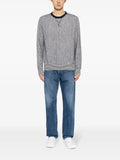 Private Stock The Trajan stripe-detail jumper