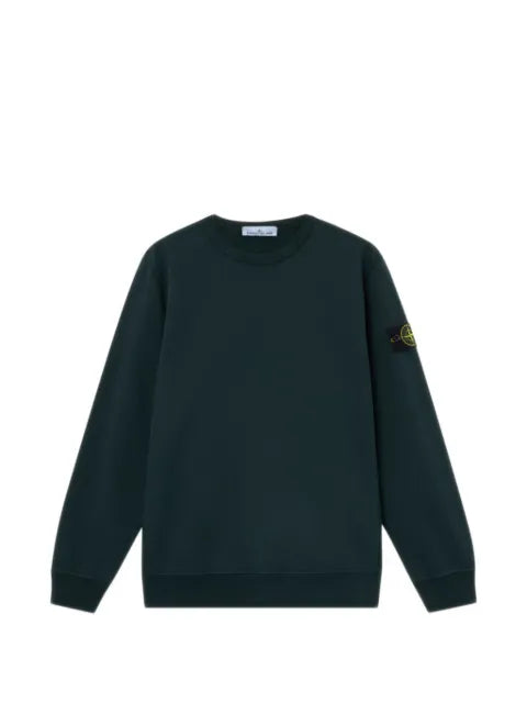 Stone Island 6100049 brushed organic-cotton fleece sweatshirt