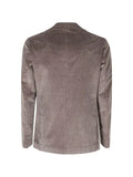 Eleventy corduroy single-breasted blazer