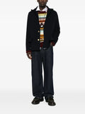 sacai hooded gold-tone button blazer
