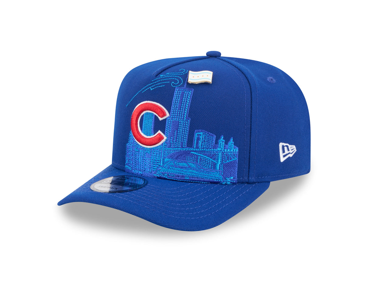 New Era 950 A-Frame Pinch Crown Chicago Cubs Injection Snapback Hat