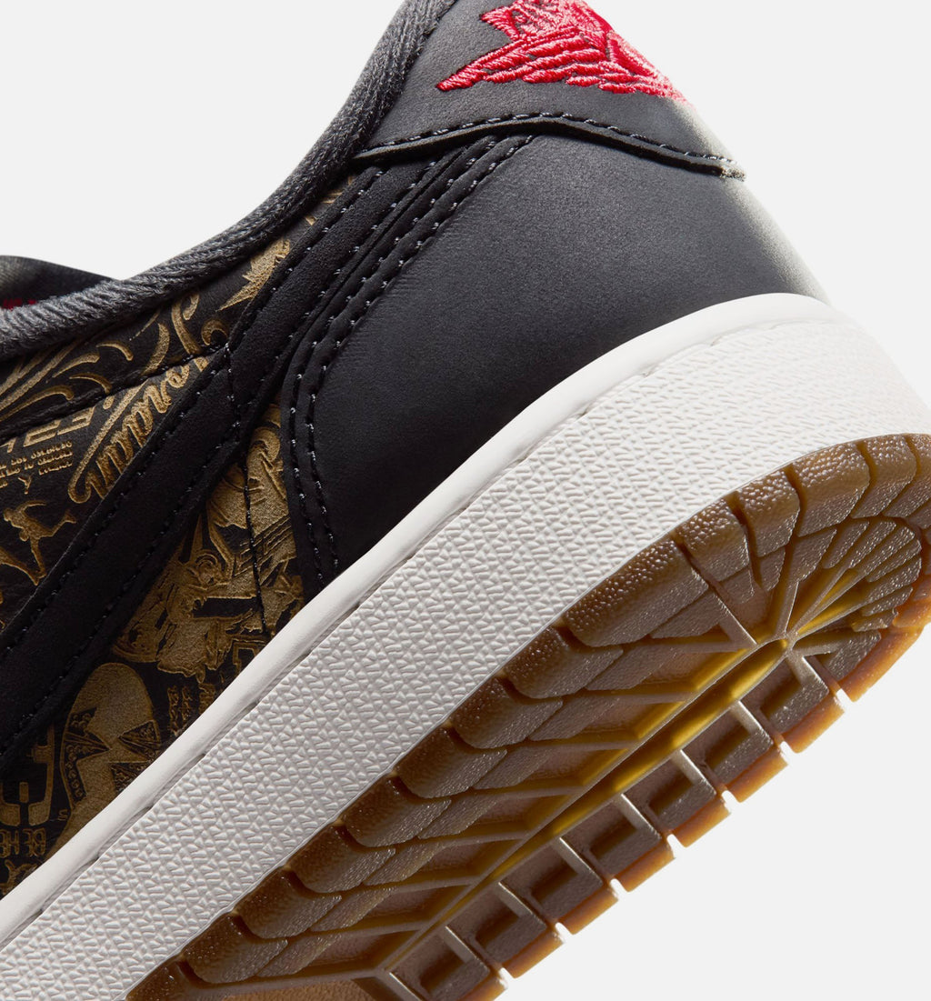 Air Jordan 1 Retro Low OG "Laser" Black and Varsity Red Big Kids' Shoe – Black/Varsity Red/Summit White