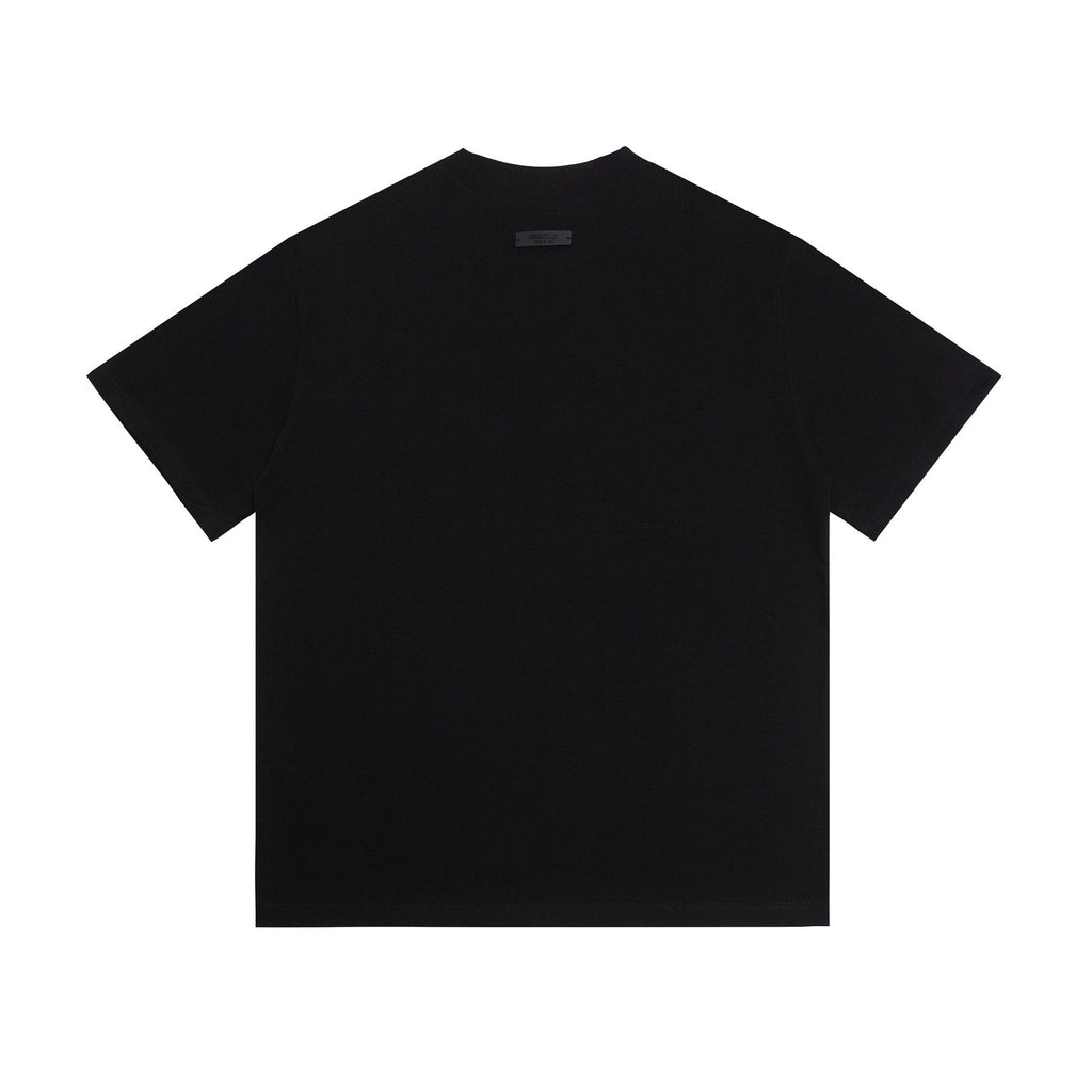 ESSENTIALS Stacked Text Graphic T-Shirt