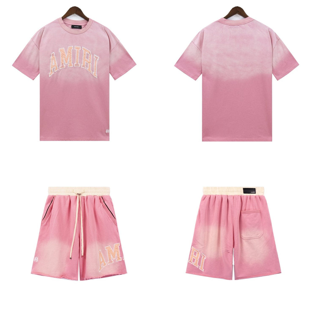 AMIRI Vintage Collegiate Short-Sleeve Set