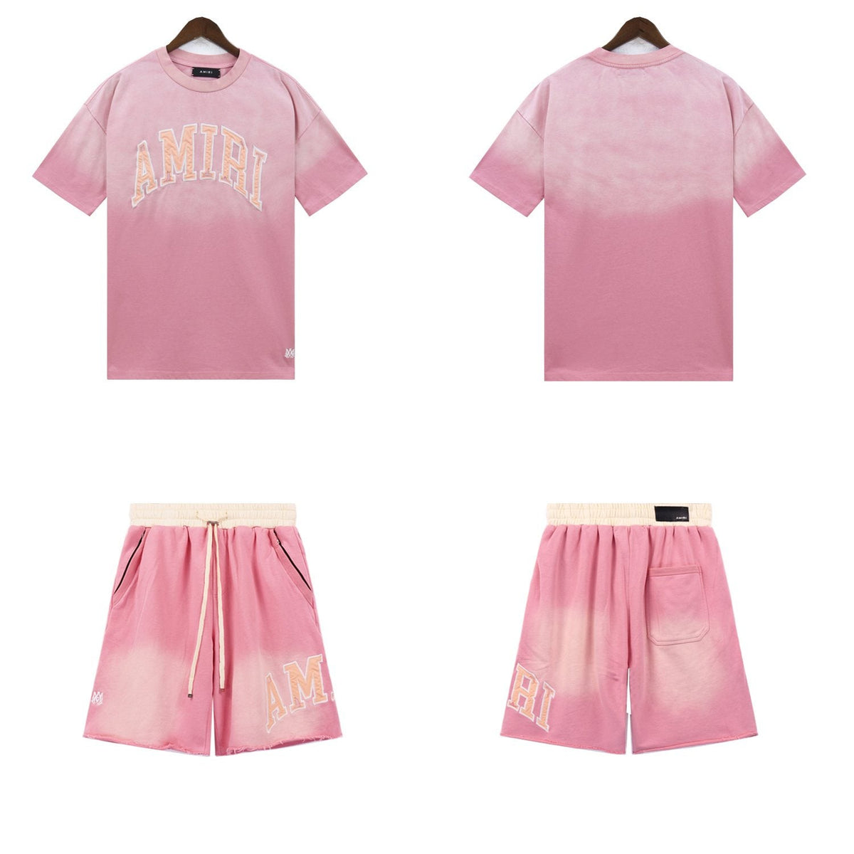 AMIRI Vintage Collegiate Short-Sleeve Set