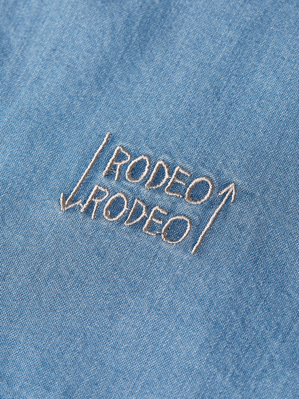 S&S Basquiat Indigo Tencel Relaxed-Fit Short-Sleeved Shirt